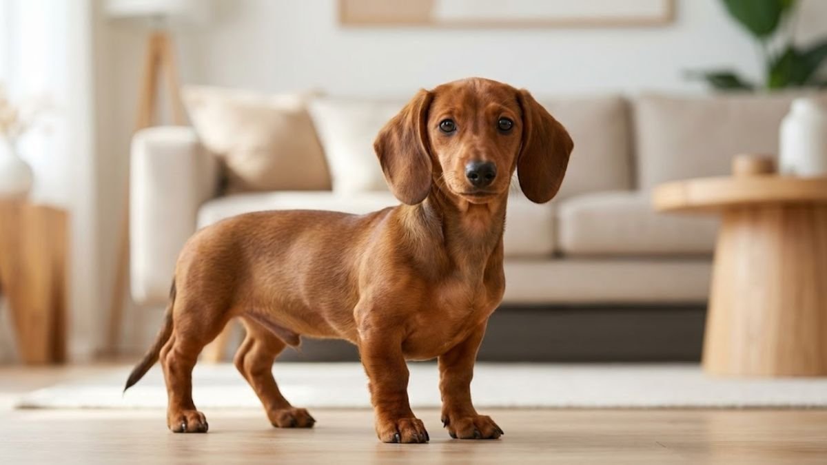 Dachshund puppy for the Dachshund weight guide