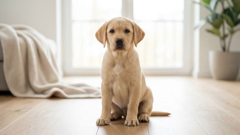 Labrador Retriever puppy for the Labrador Retriever weight guide