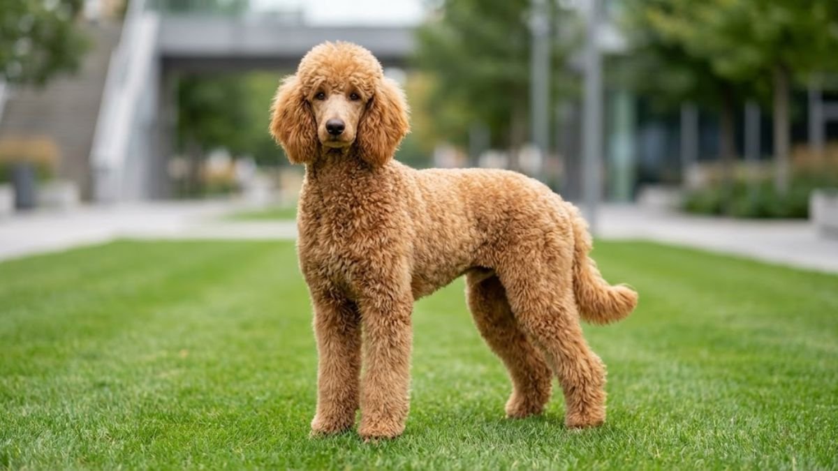 Standard Poodle puppy for the Standard Poodle weight guide